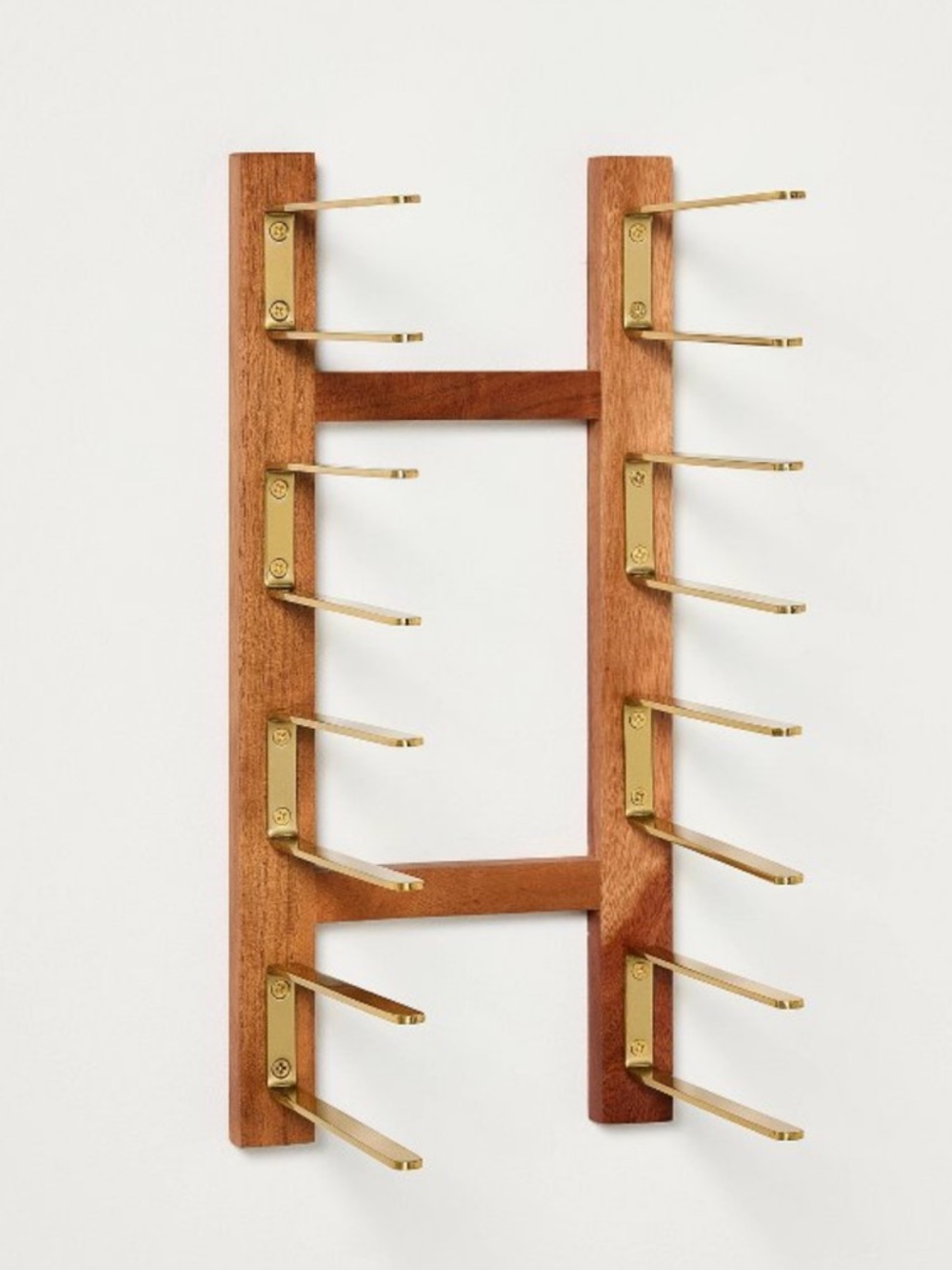 HEARTH & HAND NWT 15" Wall Mounted Wood Book Rack